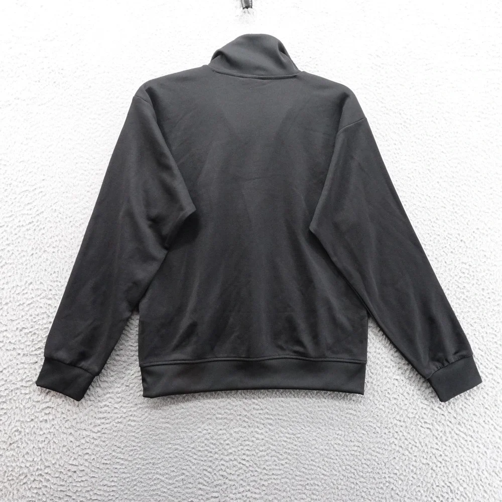Adidas Originals Funnelneck‎ Track Jacket Small Black Men 1/4 Zip Pullover NWT
